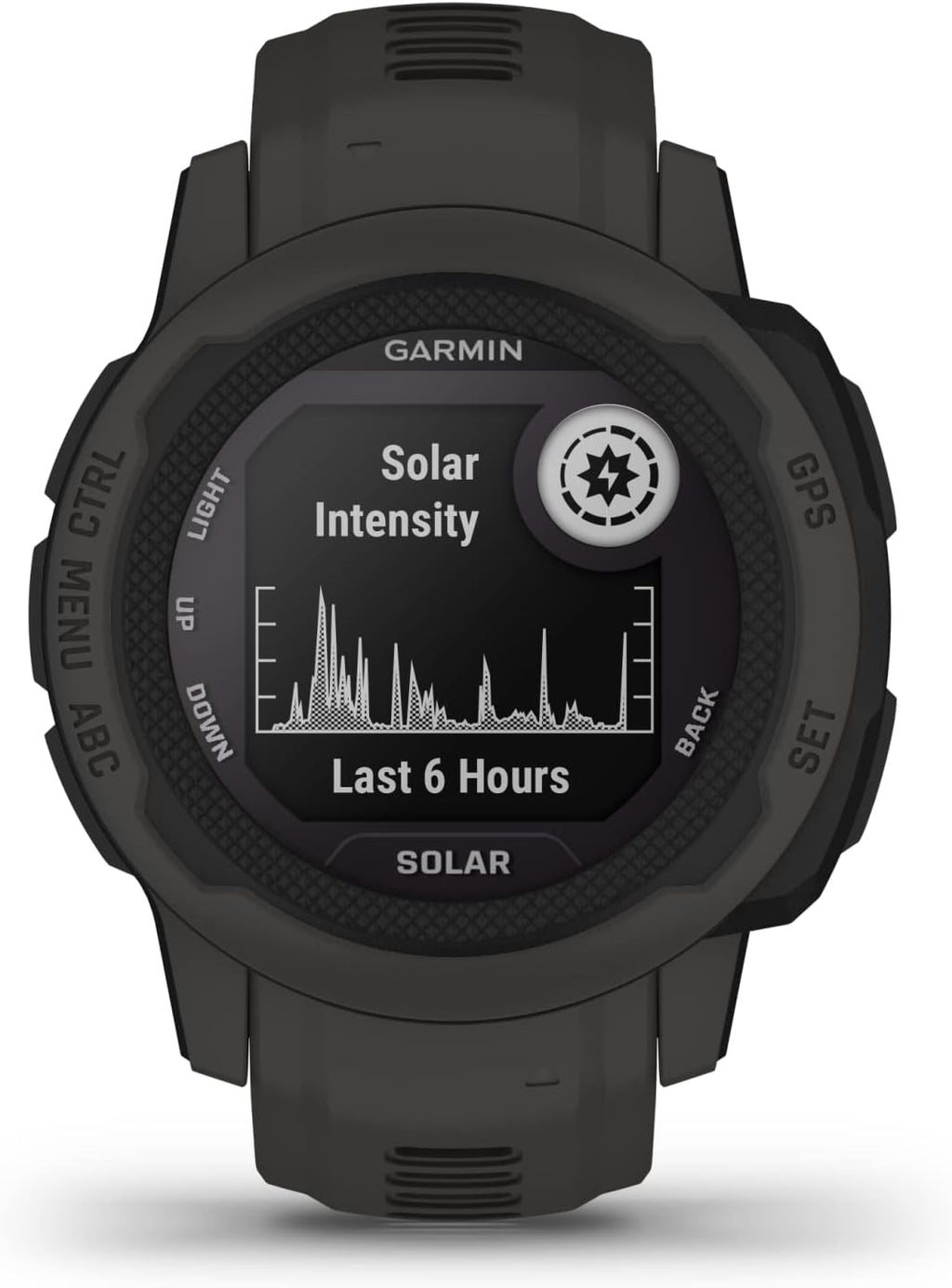 Garmin Instinct 2S Solar GPS-Smartwatch – 40 mm, Solarladefunktion, Multi-GNSS, Outdoor, Graphit