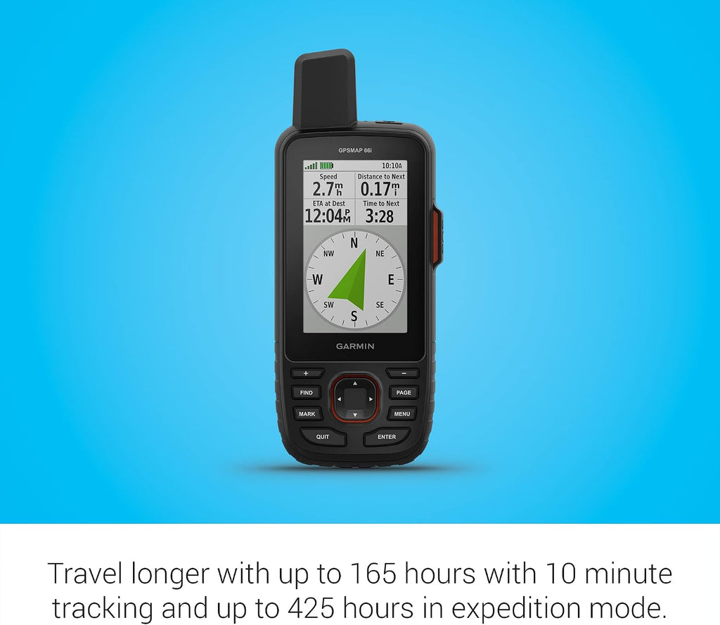 Garmin GPSMAP 67i GPS-Handgerät – inReach-Technologie, 2-Wege-SMS, SOS-Notruf, TopoActive Europa