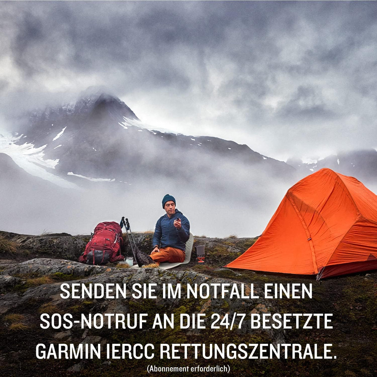 Garmin inReach Mini 2 Satelliten-Kommunikationsgerät – 2-Wege-SMS, Interaktiver SOS-Notruf, Schwarz