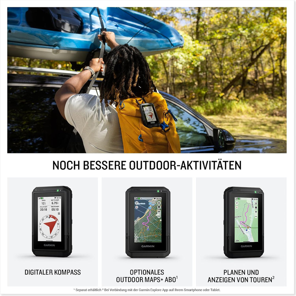 Garmin eTrex Touch GPS-Handgerät – 2,6 Zoll Farb-Touchscreen, TopoActive Europa-Karten, Outdoor