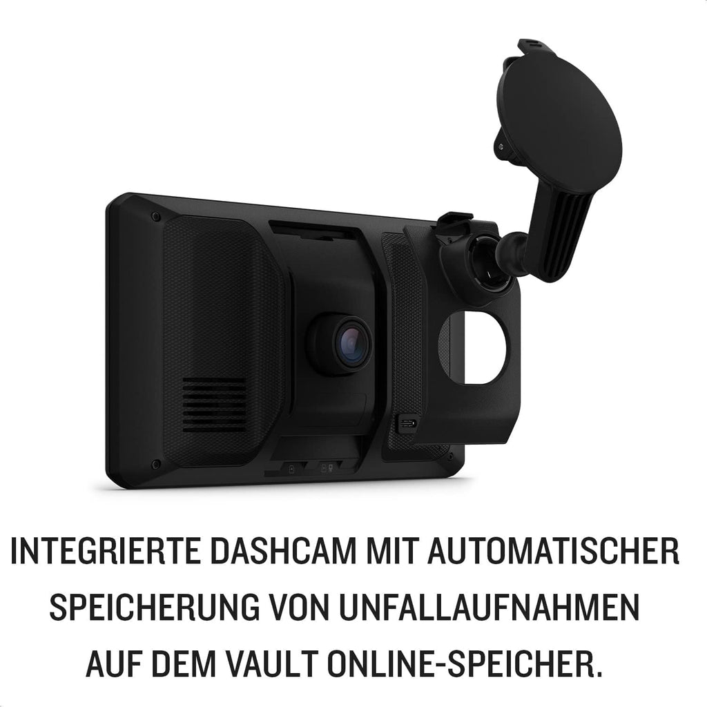 Garmin CamperCam 795 EU MT-D Navi mit Dashcam – 7 Zoll Display, Europa-Karten, Camping-Routen