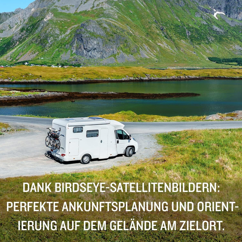 Garmin Camper 895 EU Navigationsgerät – 8 Zoll HD Touchscreen, Europa-Karten, Camping-Routenführung