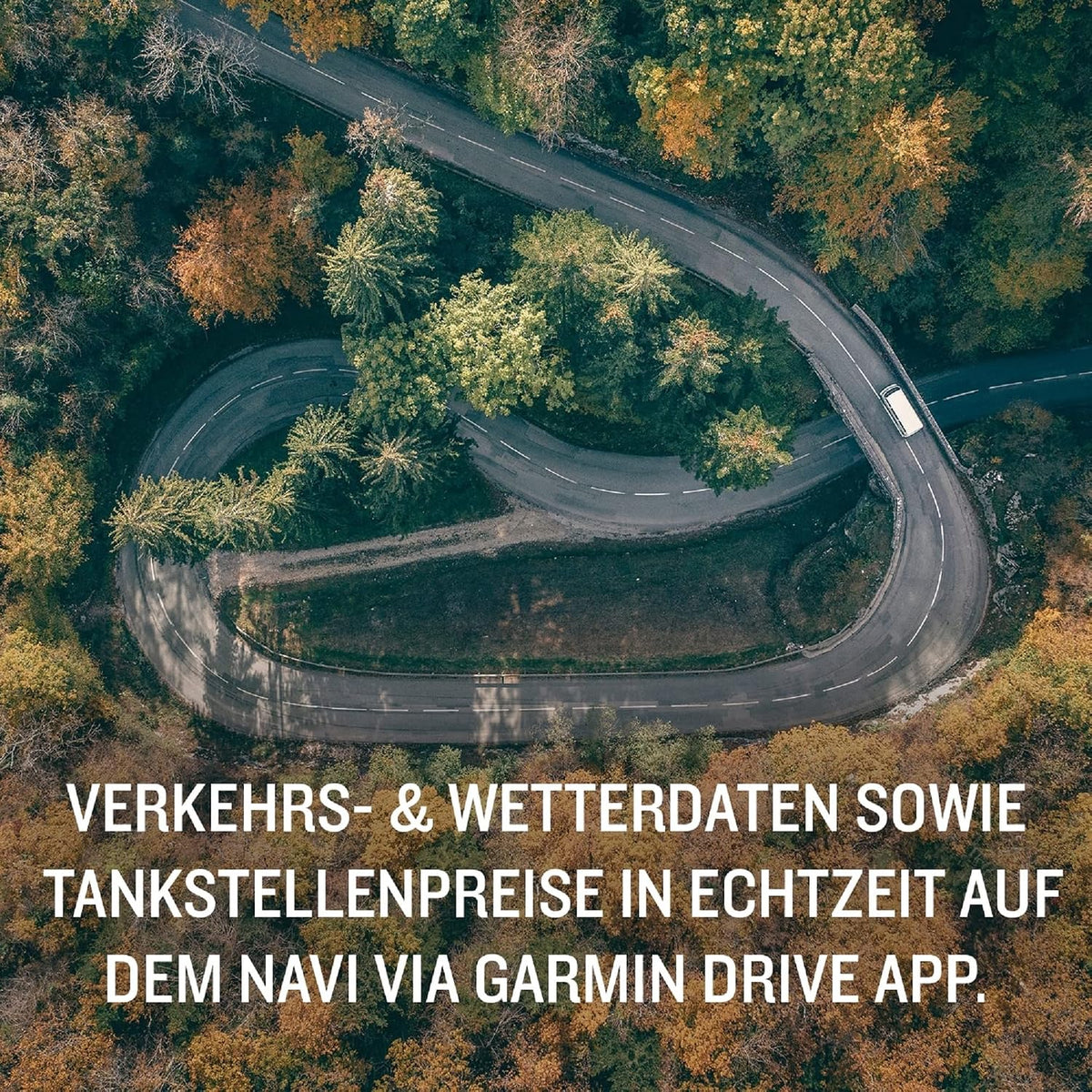 Garmin Campervan Navigationsgerät – 6,95 Zoll HD Display, 3D-Europa-Karten, Campingplatz-Datenbank