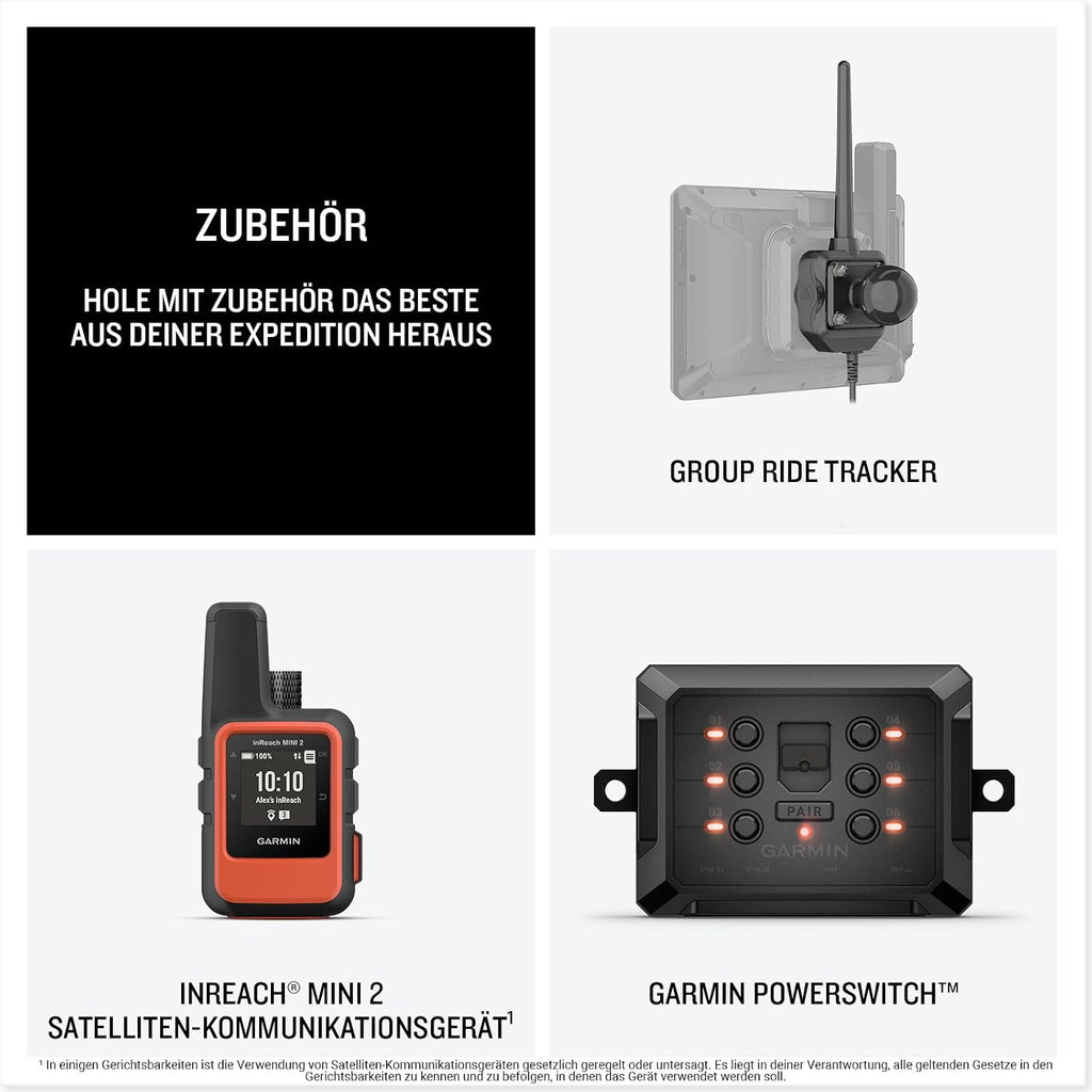 Garmin Tread 2 Overland Edition Navigationsgerät – 8 Zoll HD-Display, Offroad- & Straßenkarten Europa