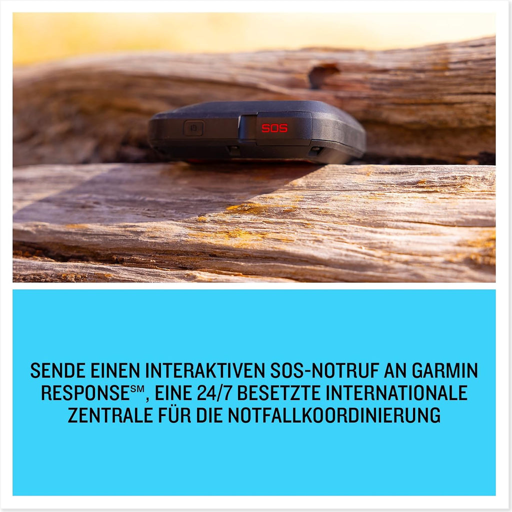 Garmin inReach Messenger Plus Satelliten-Kommunikationsgerät – Sprachnachrichten, Fotos, SOS-Notruf